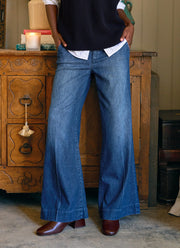 Frank & Eileen West Village Italian Wide Leg Jeans