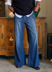 Frank & Eileen West Village Italian Wide Leg Jeans