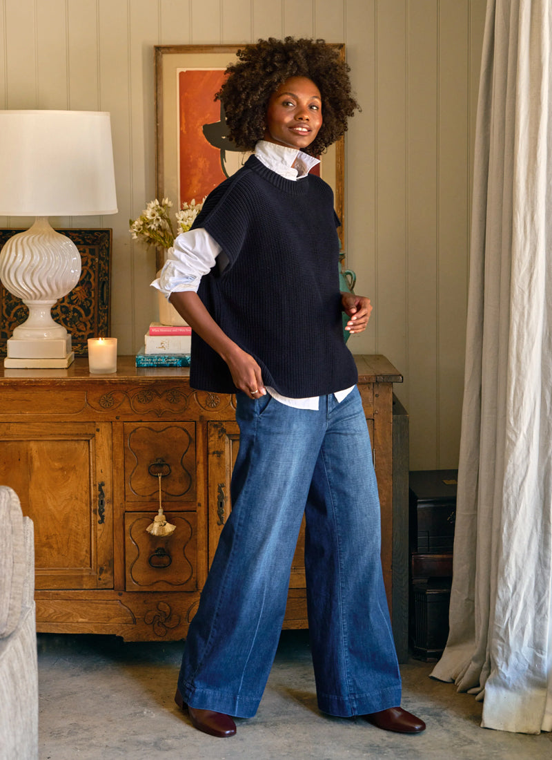West Village Italian Wide Leg Jeans by Frank & Eileen at Andrews