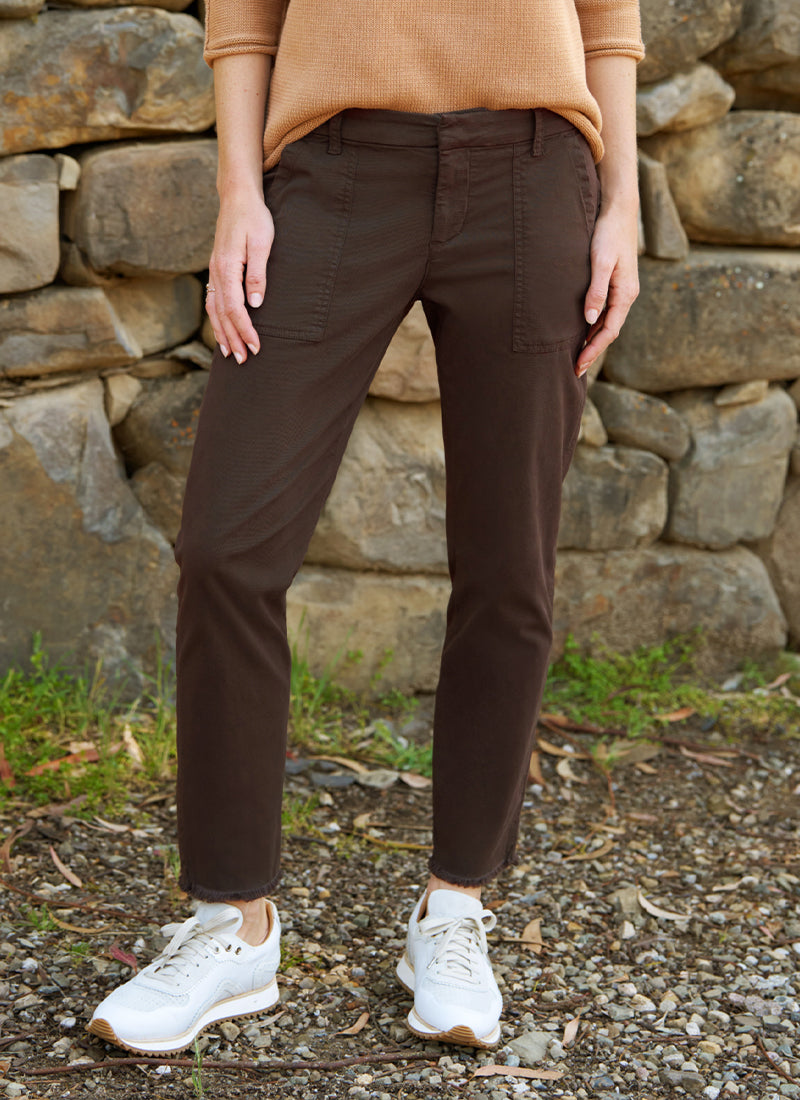  Blackrock Peached Twill Pant by Frank & Eileen at Andrews 