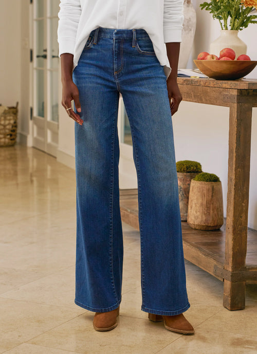East Galway Wide Leg Jeans by Frank &amp; Eileen at Andrews