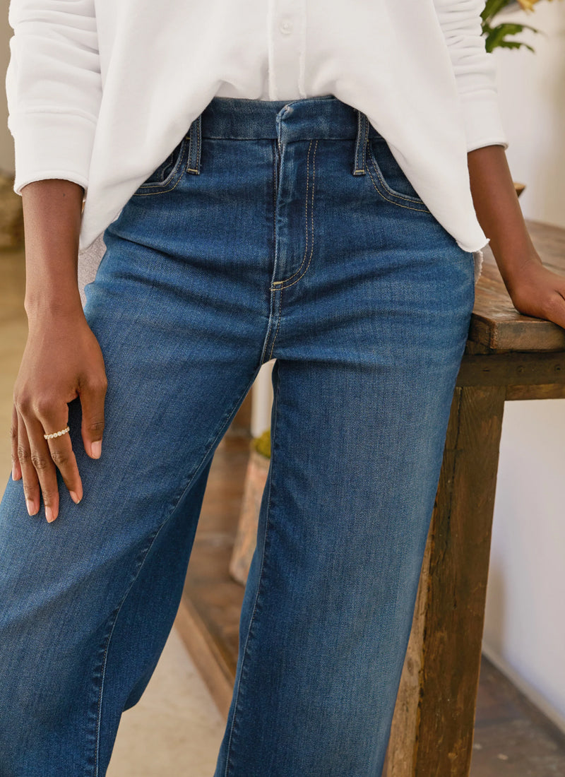 East Galway Wide Leg Jeans by Frank &amp; Eileen at Andrews