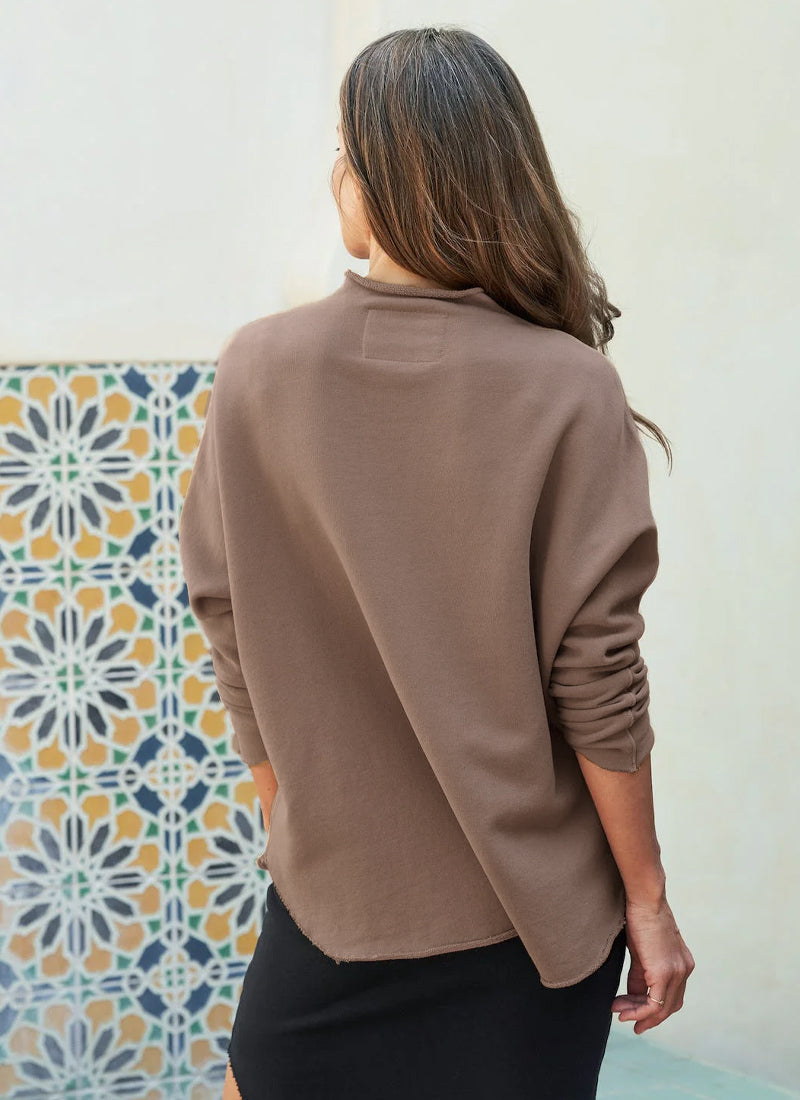 Effie Long Sleeve Funnel Neck Capelet by Frank & Eileen at Andrews