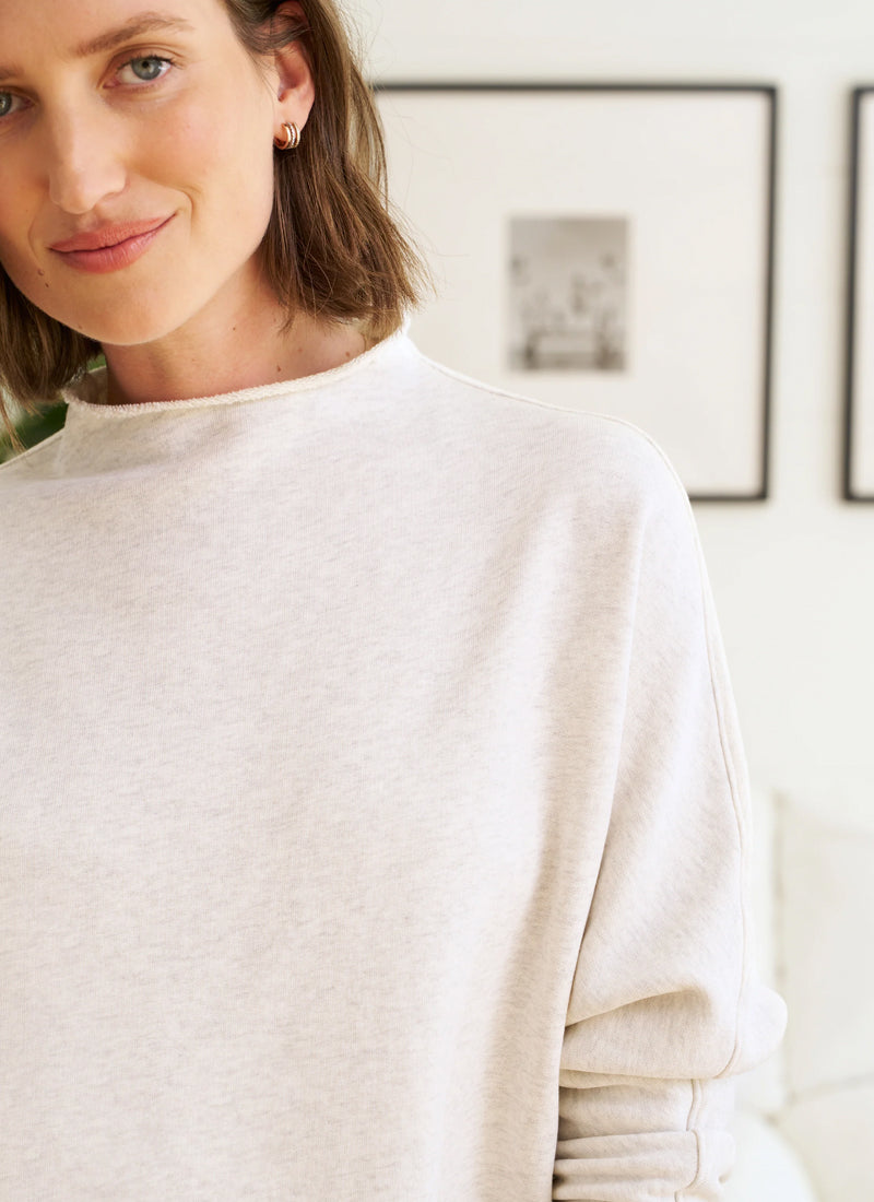 Frank & Eileen Effie Triple-Fleece Funnel Neck Capelet