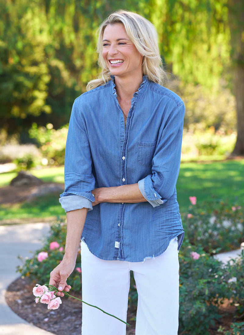 Frank & Eileen Eileen Ruffle Shirt