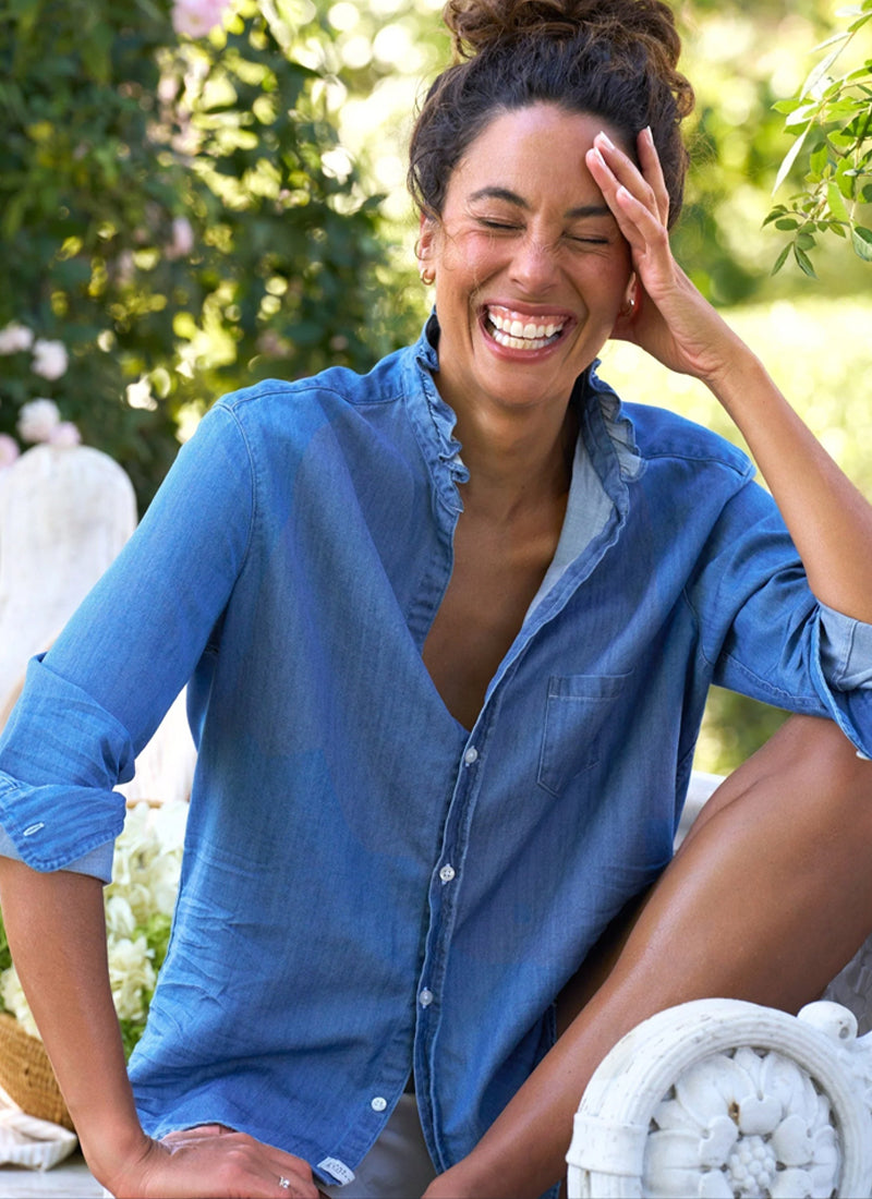 Frank & Eileen Eileen Ruffle Shirt
