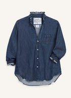 Frank & Eileen Eileen Ruffle Collar Button-Up Shirt