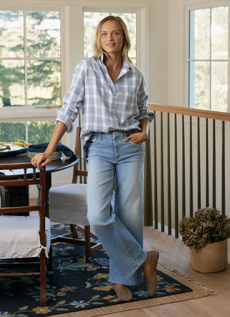  Eileen Relaxed Button-Up Shirt by Frank & Eileen at Andrews 