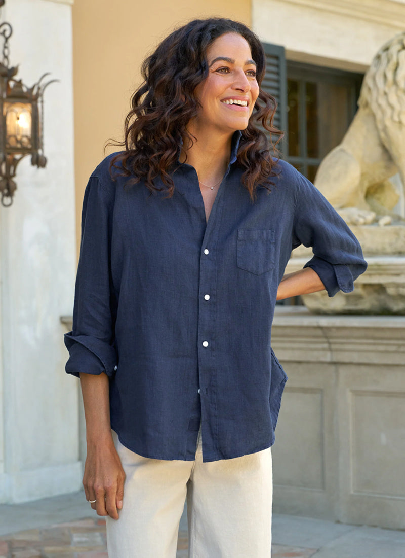 Eileen Button Up Linen Shirt by Frank & Eileen | Andrews