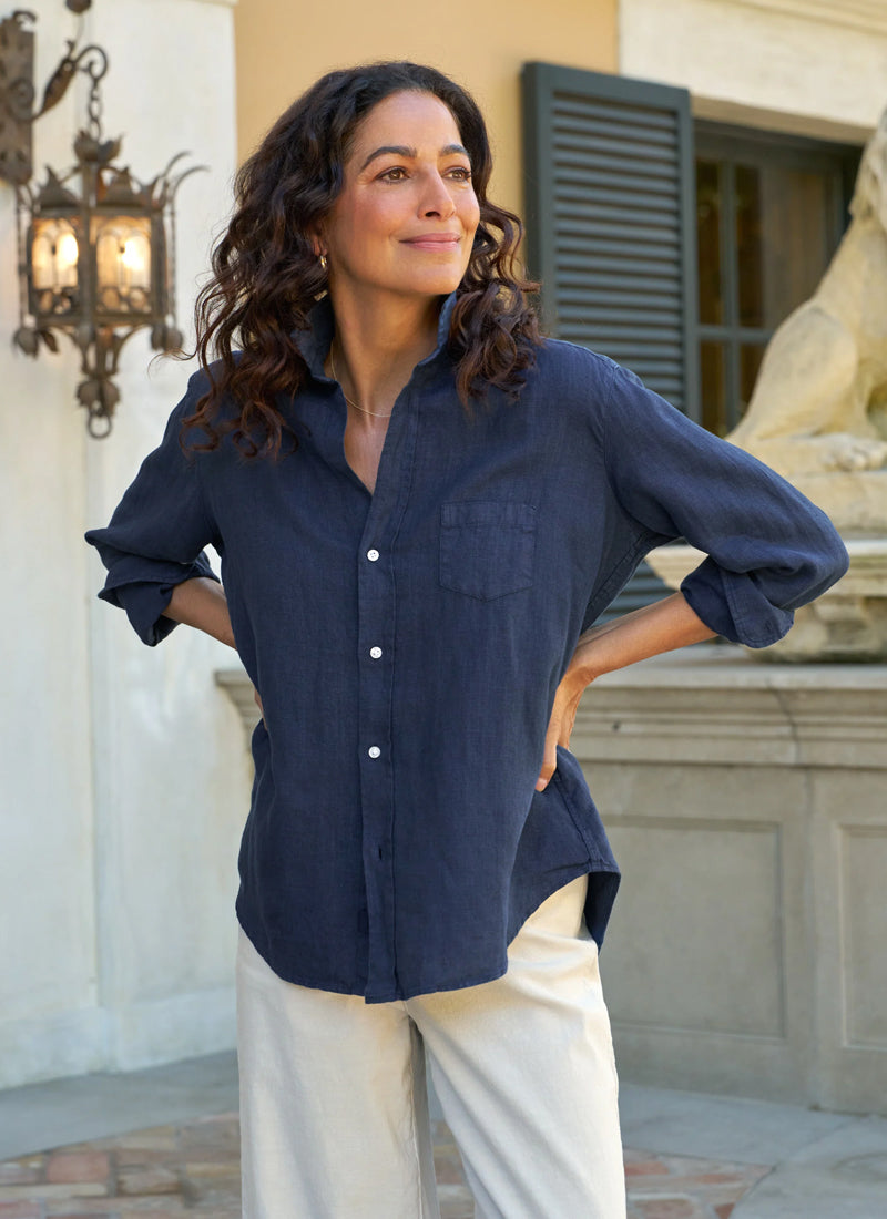 Eileen Button Up Linen Shirt by Frank & Eileen | Andrews