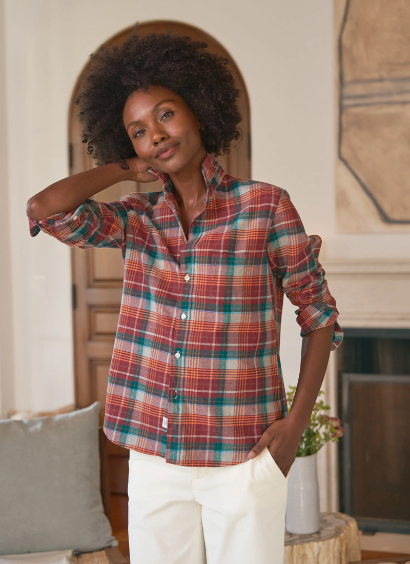 Eileen Relaxed Button-Up Shirt by Frank & Eileen at Andrews