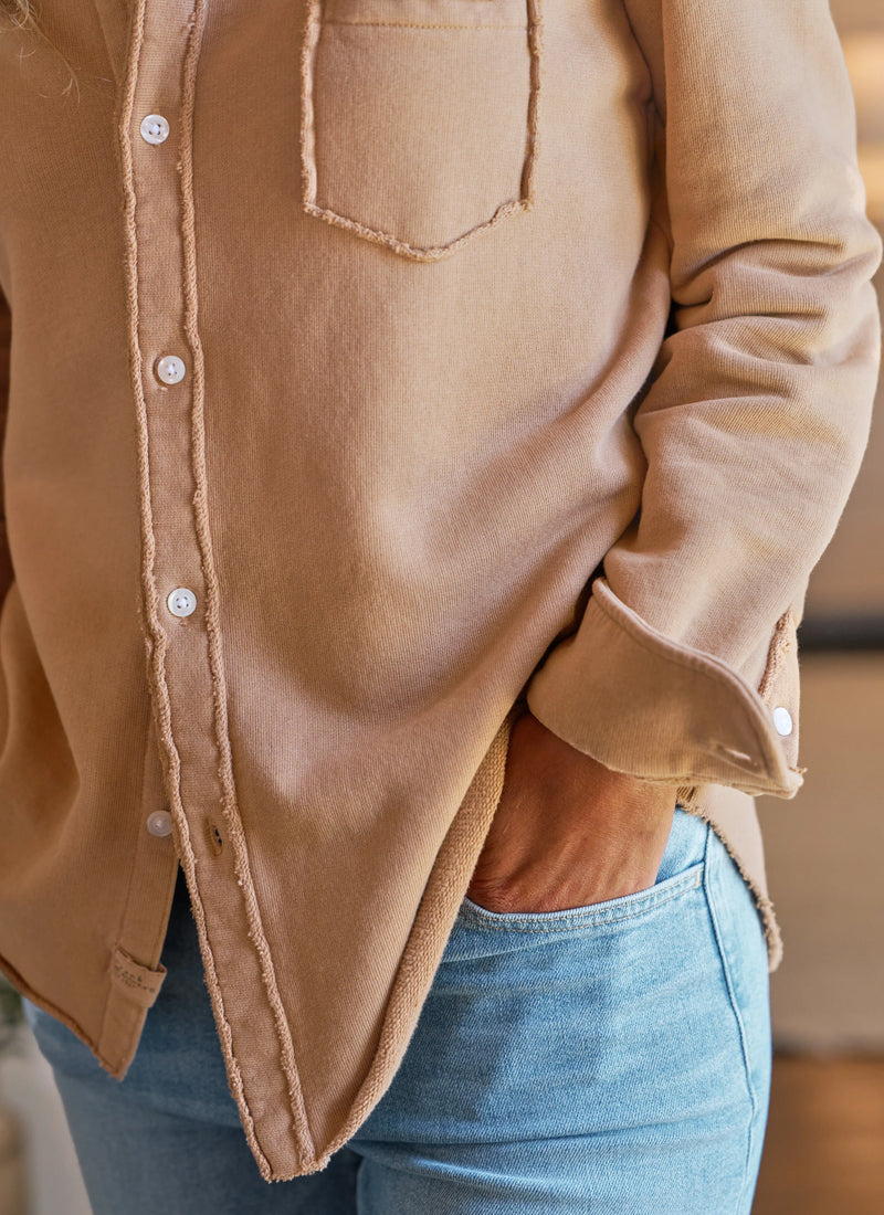 Eileen Triple Fleece Button-Up Shirt by Frank & Eileen | Andrews