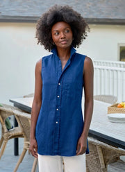 Frank & Eileen Finley Sleeveless Layering Button-Up Shirt