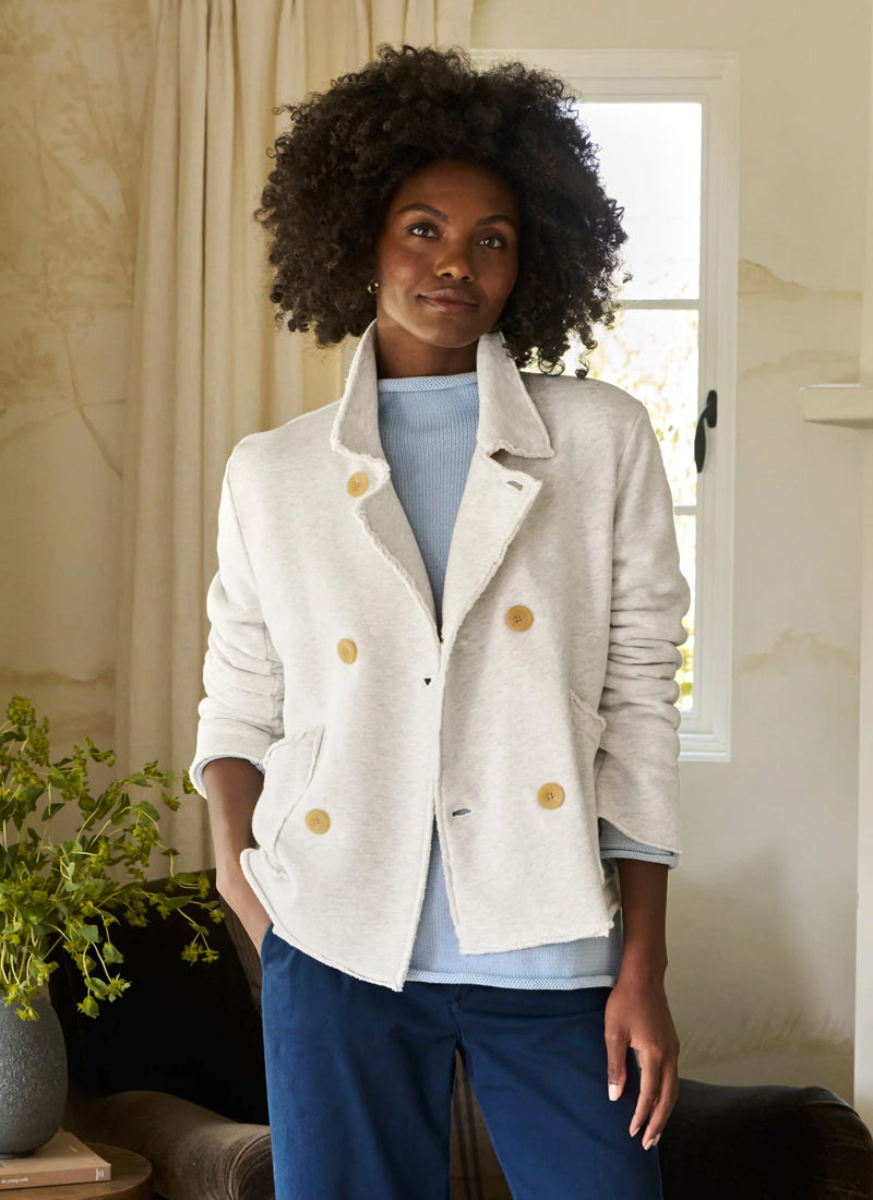 Frank & Eileen Mini Belfast Crop Peacoat