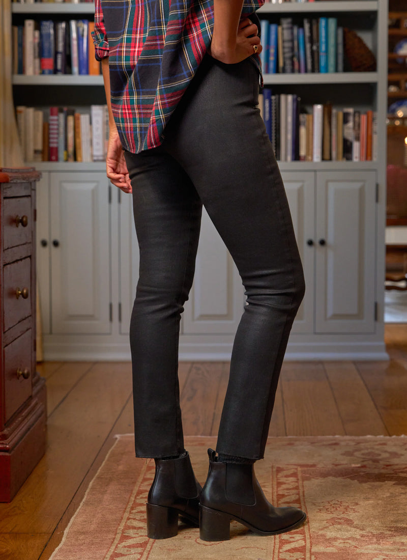  Westport Waxed Denim Illusion Pant by Frank & Eileen at Andrews 