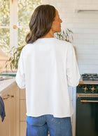 Quinn Long Sleeve Crewneck Tee by Frank & Eileen at Andrews