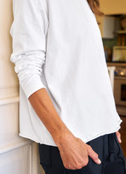 Quinn Long Sleeve Crewneck Tee by Frank & Eileen at Andrews