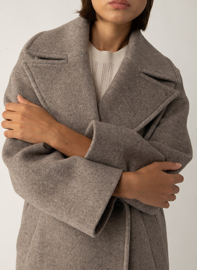  Eden Oversized Coat by Hiso at Andrews 
