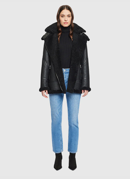 Martina Silky Nappa Long Coat by Hiso at Andrews