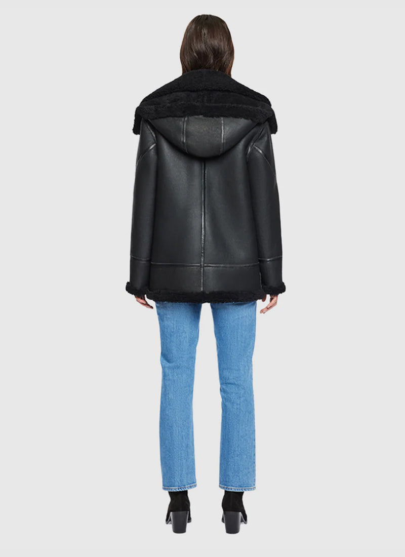 Martina Silky Nappa Long Coat by Hiso at Andrews