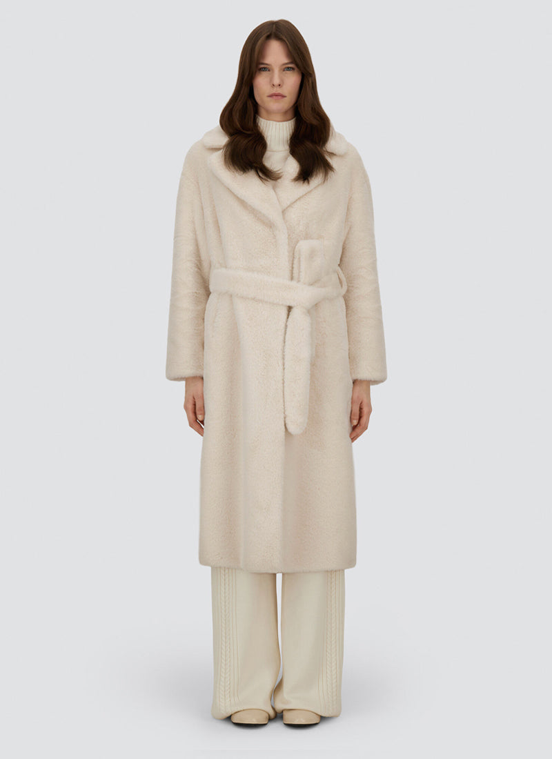  Alternative Mink Knee Length Fur Coat by Herno at Andrews 