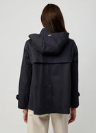  Short Cotton Hood Trench Coat by Herno at Andrews 