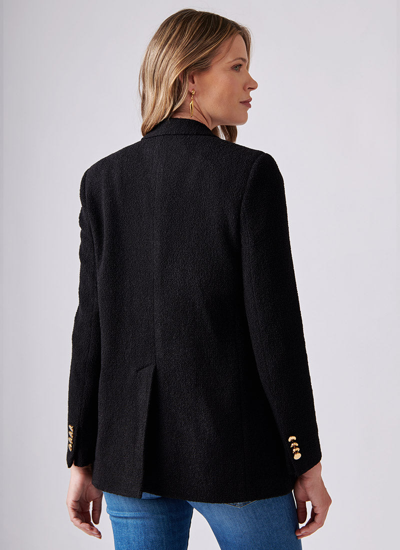 Tagliatore Jasmine Double-Breasted Bouclé Blazer