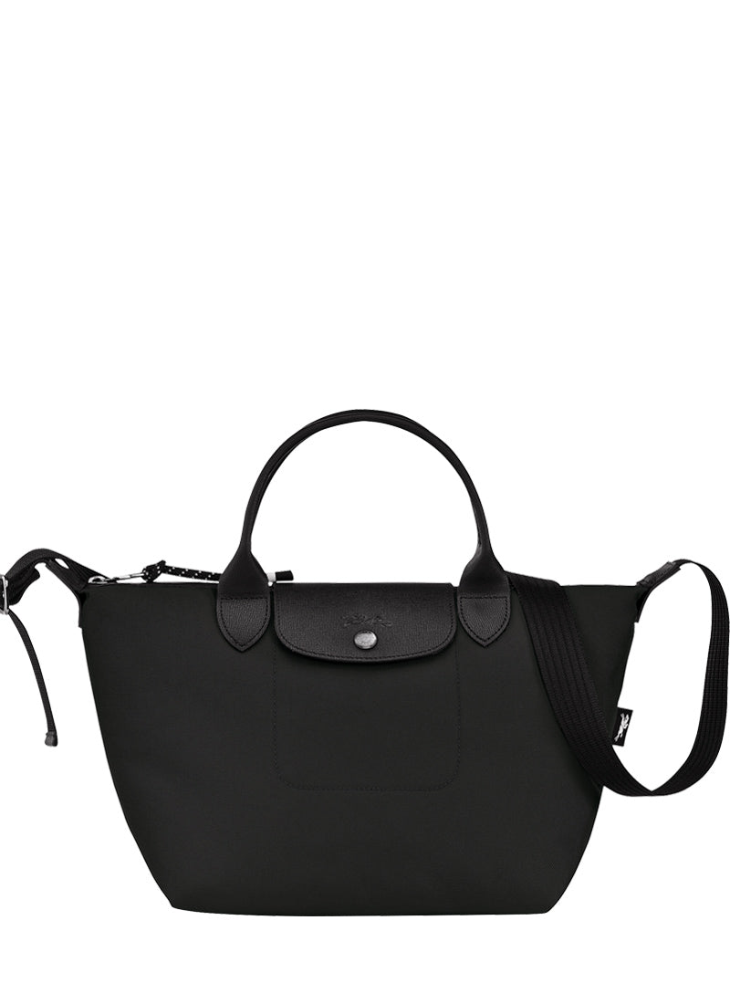 LONGCHAMP le pliage neo top handle black tote crossbody bag xs