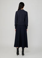 Peserico Tricot Viscose-Blend Twill Dress