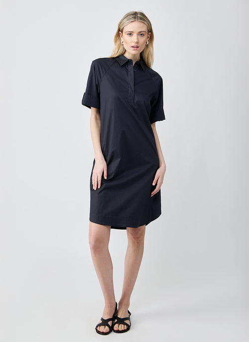 Peserico Straight Cotton Satin Dress