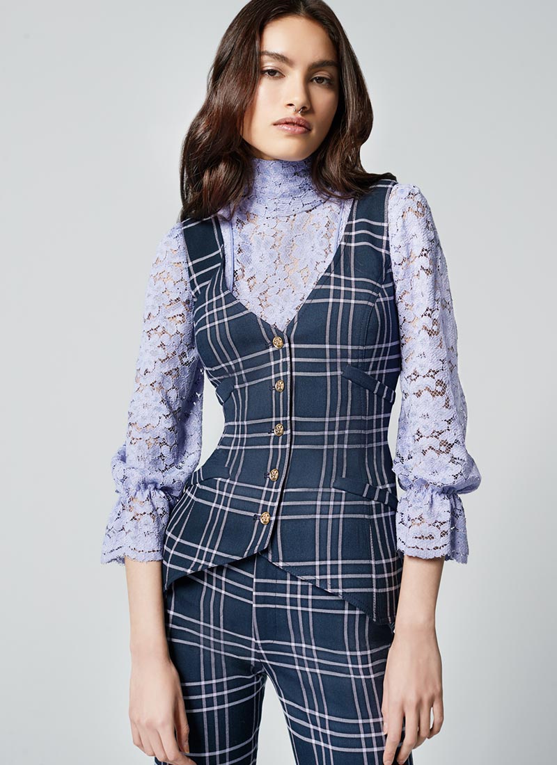 Smythe Plaid Waistcoat