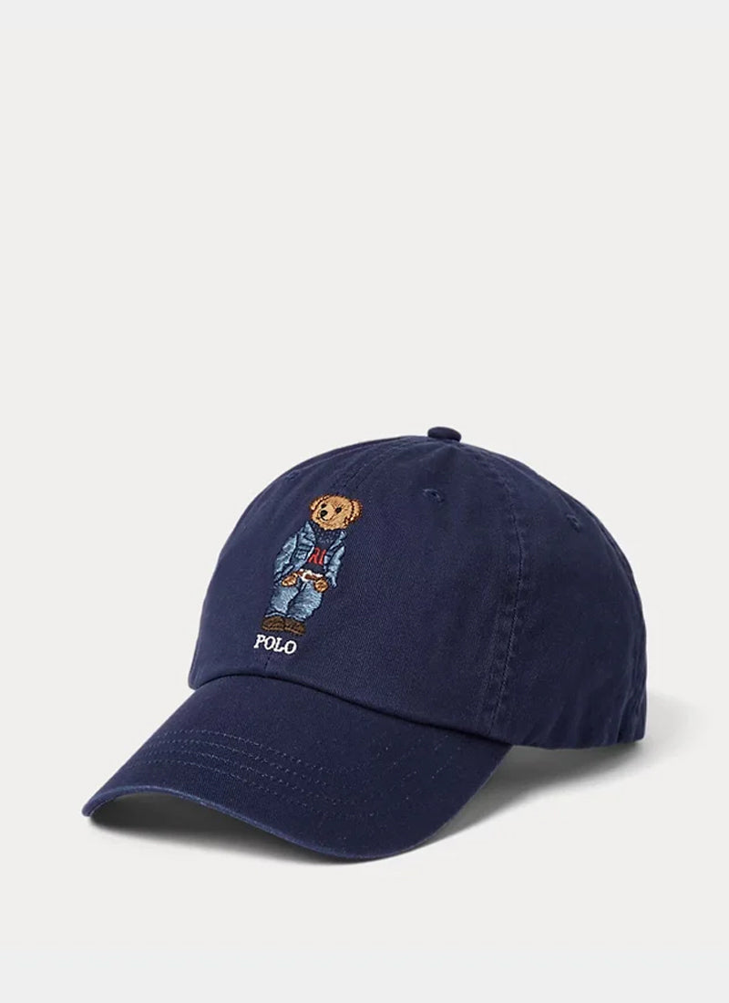 Cotton Polo Bear Baseball Cap
