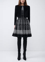 RVN Checkered Jacquard Sleeveless