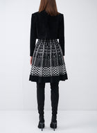 RVN Checkered Jacquard Sleeveless