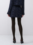 RVN Tweed Knit Mini Skirt