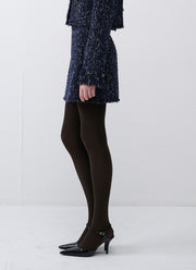 RVN Tweed Knit Mini Skirt