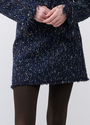 RVN Tweed Knit Mini Skirt