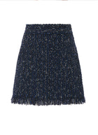 RVN Tweed Knit Mini Skirt