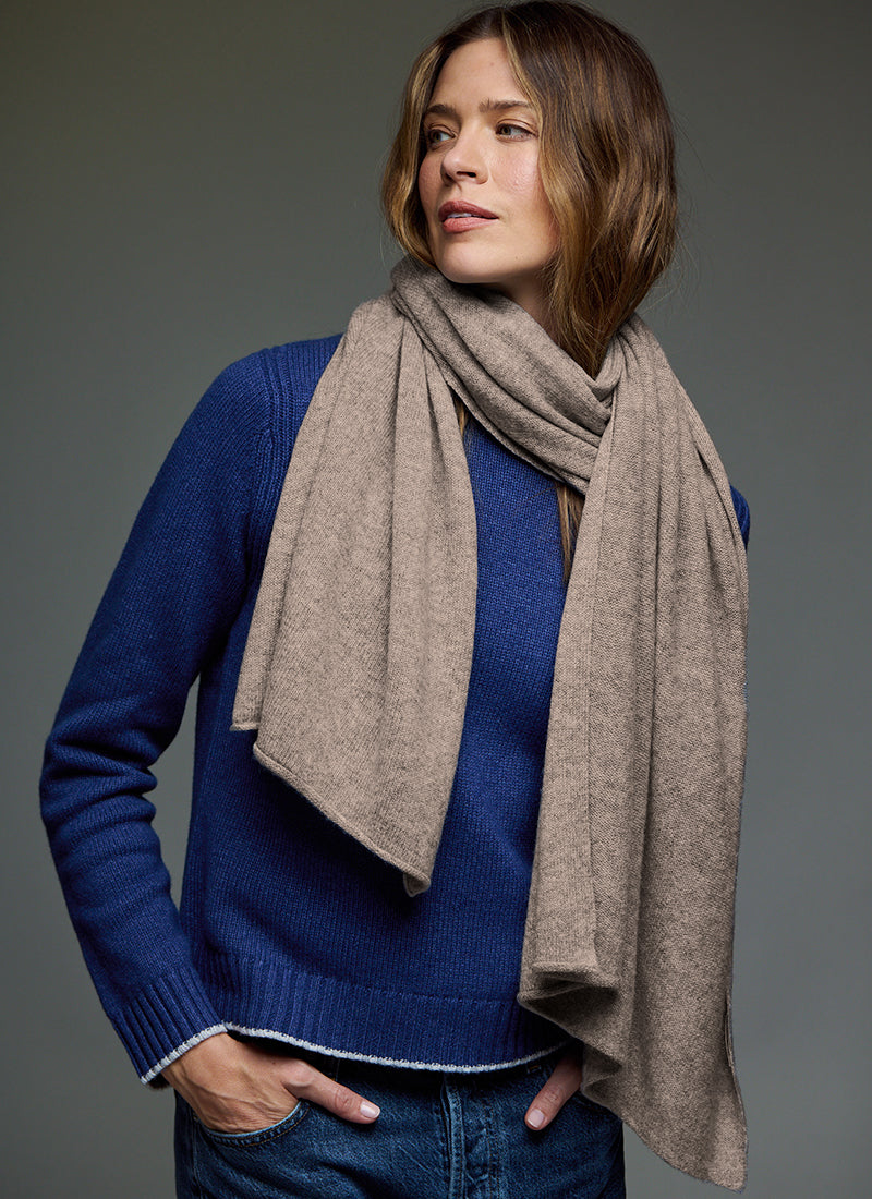 Andrews Luxe Pure Cashmere Travel Scarf