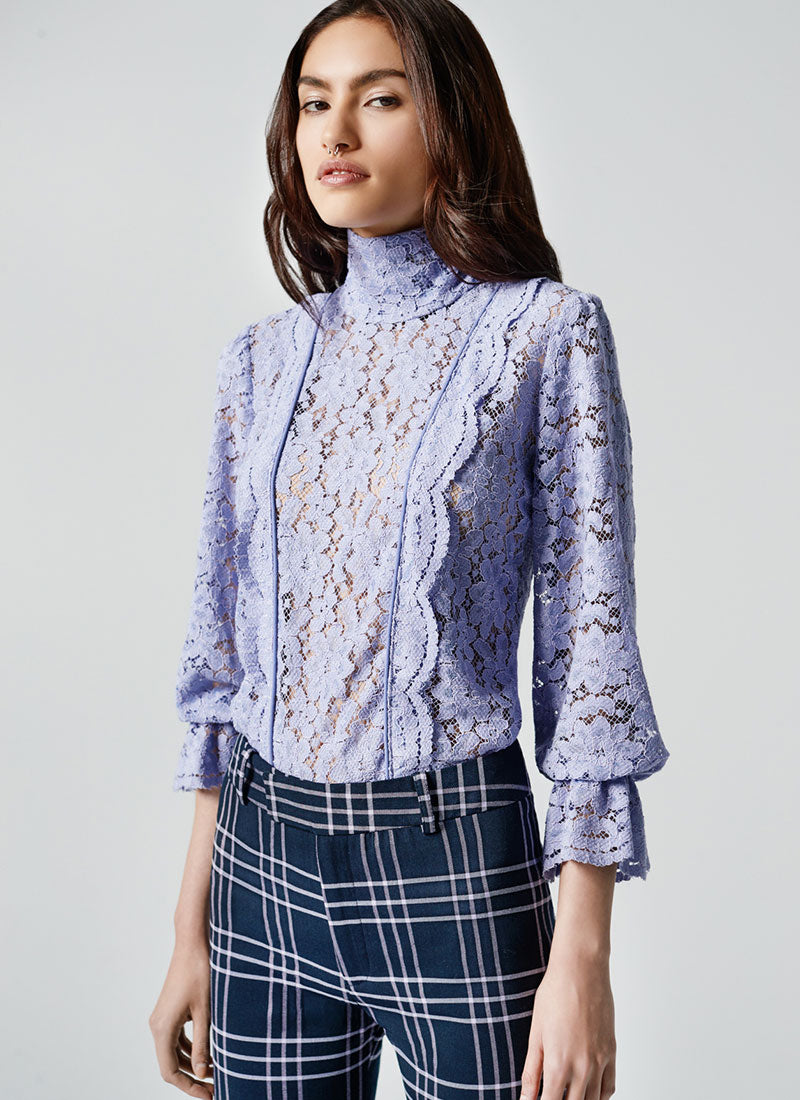 Smythe Scalloped Lace Top