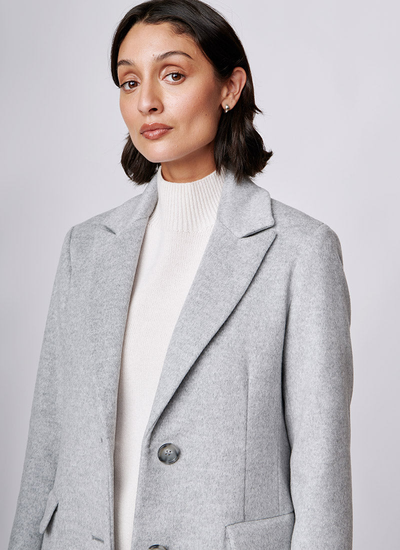 Cinzia Rocca Single-Breasted Wool Coat