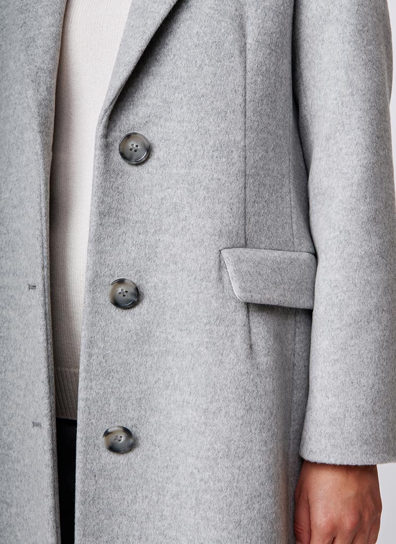 Cinzia Rocca Single-Breasted Wool Coat
