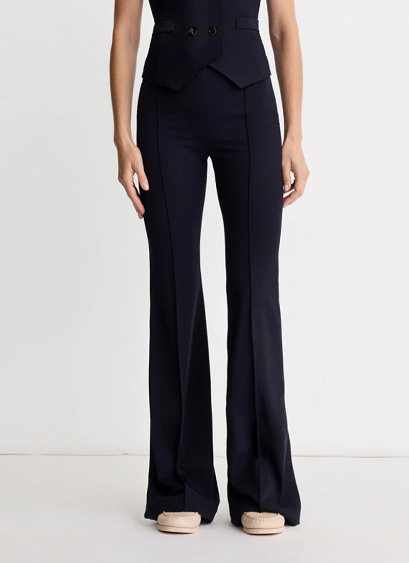 Smythe Pintuck Flare Pant