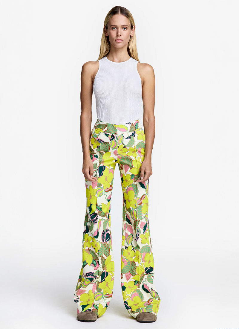 Smythe Patch Pocket Pintuck Trouser