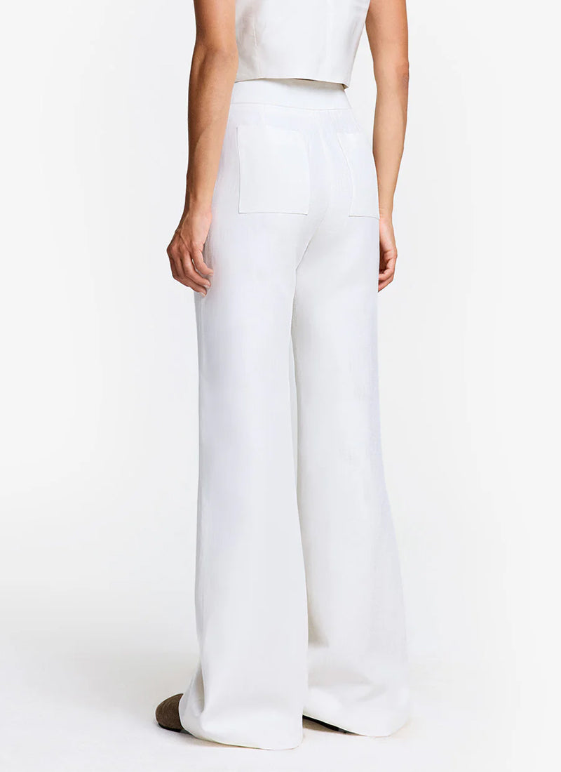 Smythe Patch Pocket Pintuck Trouser