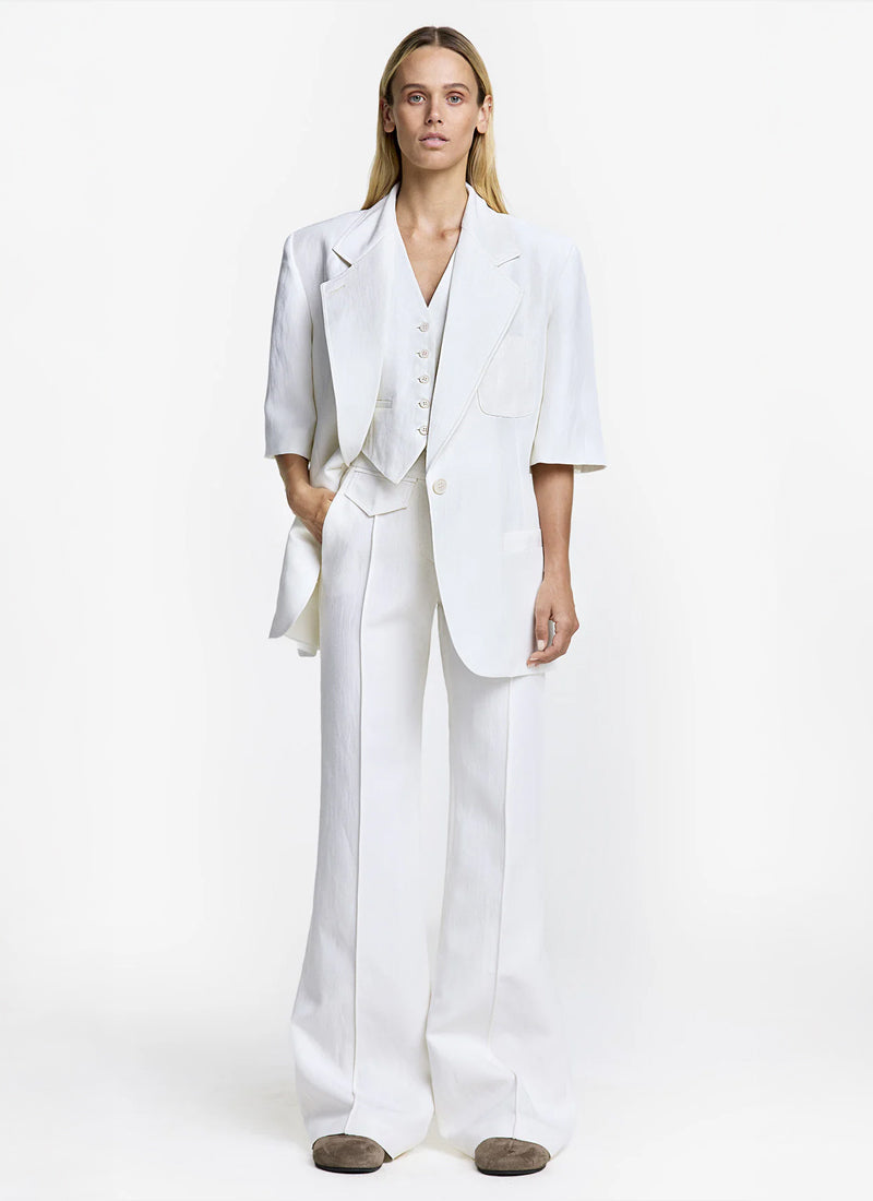Smythe Patch Pocket Pintuck Trouser