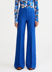 Smythe Wide Leg Pintuck Trouser