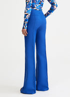 Smythe Wide Leg Pintuck Trouser