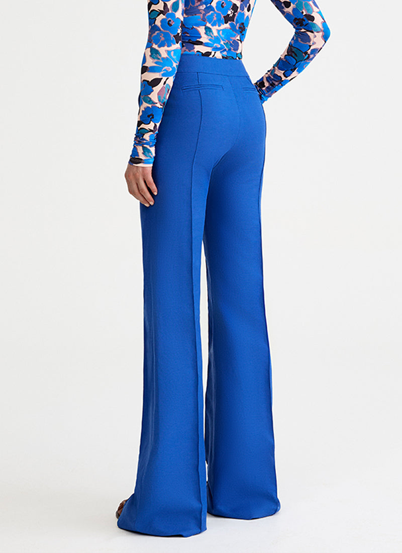 Smythe Wide Leg Pintuck Trouser