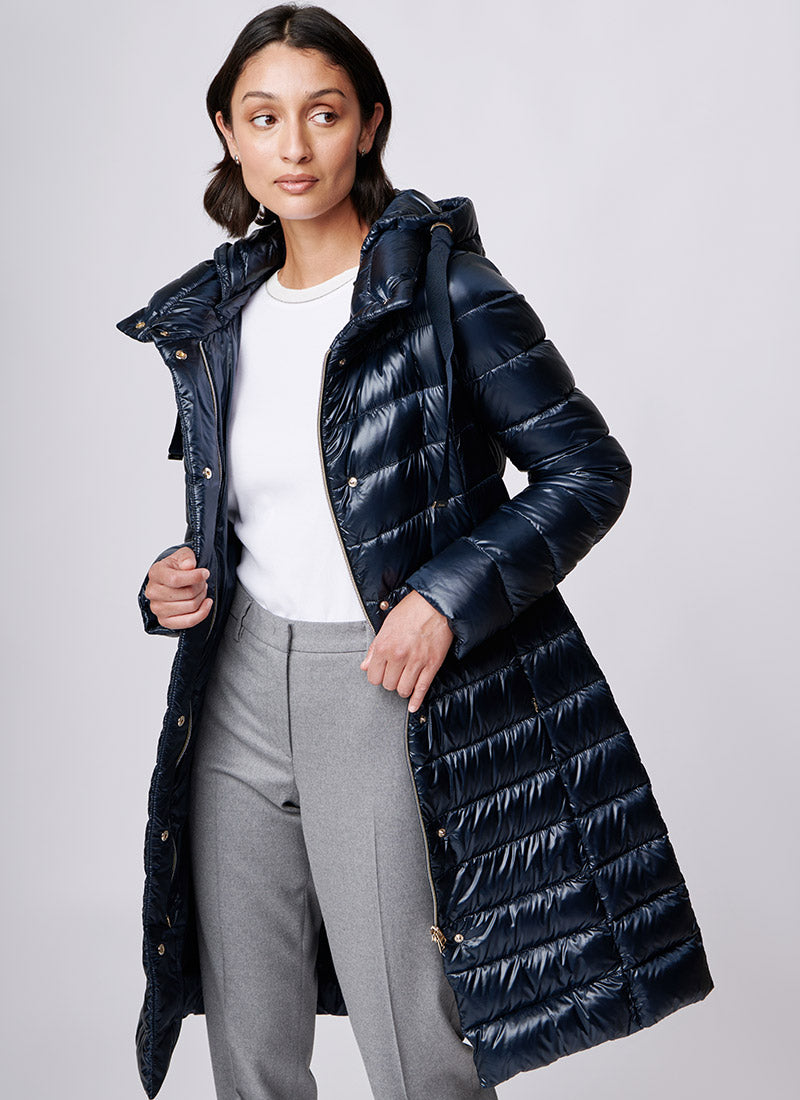 Herno Ultralight Fitted Midi Coat